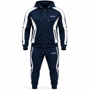 Survêtement unisexe personnalisé 2 pièces, coupe oversize, écologique, imperméable, léger, décontracté, 100 % coton, à capuche, respirant, couleur unie - Product Image 6