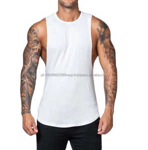 Débardeur de sport pour homme en gros, personnalisé, avec graphismes 3D, grande taille, été, stringer, musculation, graphismes pour l'entraînement en salle de sport - Product Image 3