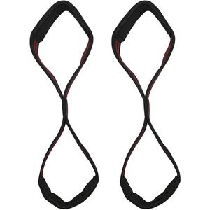 Hot Selling Custom Cotton <b>Wrist</b> <b>Wraps</b> With Neoprene Padded <b>Wrist</b> Support Figure 8 Lifting <b>Gym</b> Straps For Fitness Weightlifting - Product Image 4