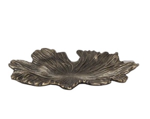 Plateau en aluminium de portion de nourriture de concepteur antique de feuille pour l'hôtel et le restaurant à la maison - Product Image 1