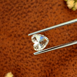 เพชรปลูกในห้องปฏิบัติการ รูปทรงหัวใจ คุณภาพ EX-VG สี D ความสะอาด VVS น้ำหนัก 15.04 กะรัต ผลิตด้วยเทคนิค CVD ได้รับการรับรองจาก IGI สำหรับทำเครื่องประดับ ต่างหู หรือแหวน - Product Image 2