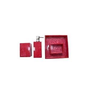 Premium Golden Foil Epoxy Resin <b>Bathroom</b> <b>Accessories</b> <b>Set</b> Marble Style <b>Bathroom</b> Organizer Countertop Vanity Decor Wholesale - Product Image 3