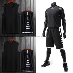 Uniforme d'équipe de basketball professionnel pour hommes avec logo personnalisé, séchage rapide, grande taille, sans manches, vêtements de sport d'entraînement 2025 - Product Image 3