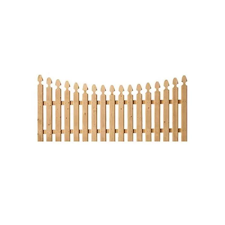 New design high quality handmade long lasting wooden fences for garden from Viet Nam