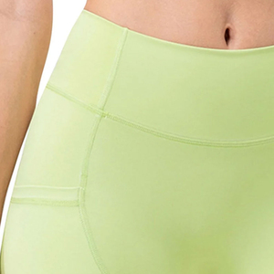 Wholesale Custom Logo Ladies Compression Gym Workout Yoga Shorts Comfortable Quick Dry Butt Lift Running Shorts For Women - Product Image 5
