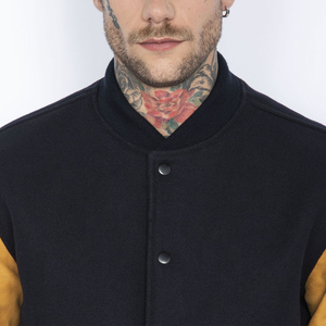 Mens Two Tone Varsity College <b>Jacket</b> <b>Baseball</b> <b>Bomber</b> <b>Jacket</b> Vintage Sweatshirt Casual Unisex Streetwear Varsity Men's <b>Jackets</b> - Product Image 5