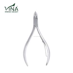 Pince à ongles universelle VNN-18 Vina en acier au carbone blanc pour tous les types d'ongles - Product Image 2