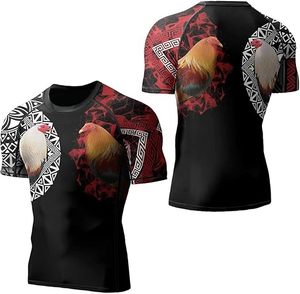 Fabricants de rashguards personnalisés imprimés par sublimation pour MMA, BJJ, surf, manches longues, OEM - Product Image 1