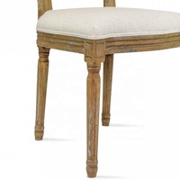 Chaises Louis en bois avec dossier en rotin de style français pour mariage, chaises empilables pour salle à manger
