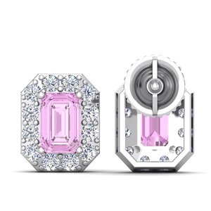 Pendientes de Plata 925 con Diamante de Laboratorio, Certificado IGI, RJC ODM OEM, Joyería Fina Ética, Chapado en Rodio, Regalo de Aniversario de Bodas EA501961 - Product Image 2