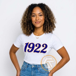 T-shirt décontracté d'été pour femme GREEK TREASURES Sigma Gamma Rho Sorority, 100 % coton jersey, col rond, respirant et écologique, vente en gros - Product Image 2