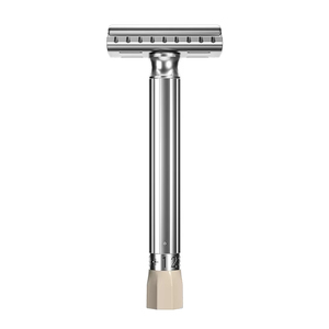 Maquinilla de Afeitar de Doble Filo, 9 Velocidades Ajustables, Diseño Clásico de Metal, con Logotipo Personalizado, Último Diseño - Product Image 1