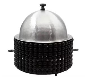 Luxury Gold Stainless Steel Casserole Dish With Lid Elegant Buffet Serving Pot For Hotel Restaurant Dining <b>Table</b> - Product Image 5