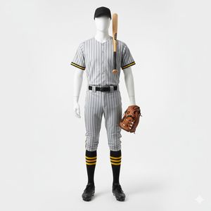 Ensemble de maillot et pantalon de baseball professionnel personnalisé, tissu respirant, vêtements de sport d'équipe pour hommes - Product Image 3