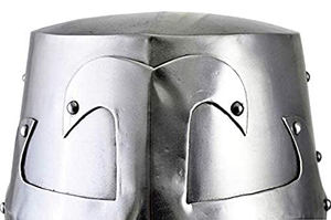 Casco Templario Medieval de Acero Suave con Diseño de Cruz, Pulido a Mano, Armadura de Cruzado para Exhibición Histórica, Recreación, Halloween - Product Image 6