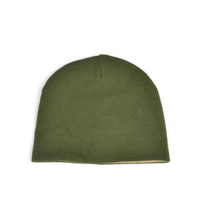 Bonnet en tricot vert avec lettre R blanche et broderie d'étoiles colorées pour homme, casquette d'hiver décontractée - Product Image 3