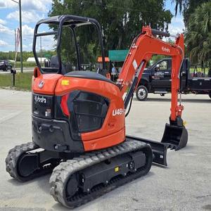 Livraison rapide, presque neuf, Kubota U48 5, excavateur d'occasion, 5,5 tonnes, mini-excavateur prêt à travailler sur les chantiers de construction - Product Image 1