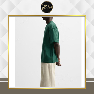 T-shirts pour hommes en coton uni à manches courtes, coupe classique, séchage rapide, qualité supérieure, offerts par un concessionnaire de marque pour les acheteurs en gros - Product Image 4