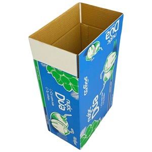 2-Sided Waterproof UV Coating <b>Recycled</b> Materials 5-Layer Corrugated Paperboard Food-Safe Vietnam Coconut Carton <b>Box</b> Slotted - Product Image 3