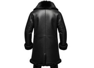 High Quality Premium Cool and Classy <b>Fur</b> Leather Jacket For Men - Product Image 5