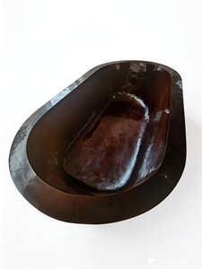 Bañera Ovalada Moderna y Clásica de Madera Maciza SUAR, Fabricada en Indonesia, con Tapa, de Estilo Exótico, en Oferta - Product Image 4