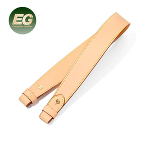 Sangles de sac à main en cuir Vachetta véritable perforé Lst547 pour remplacement, sangle de sac à bandoulière de luxe vintage personnalisée - Product Image 1