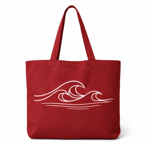 Sac fourre-tout en toile de coton grand format avec logo personnalisé, fermeture épaule durable, écologique, pour voyages, shopping et plage - Product Image 1