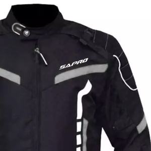 Blouson court de moto respirant avec protection CE niveau 2, blouson textile imperméable pour homme, blouson léger toutes saisons - Product Image 3