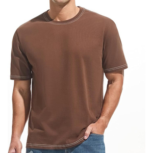 Conception personnalisée, impression numérique, 100% coton, mode masculine d'été, manches courtes, col rond décontracté, écologique, séchage rapide, vente en gros - Product Image 6