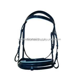 La mejor calidad Diseño anatómico Doma Snaffle Brida Material de cuero de caballo de alta calidad - Product Image 2