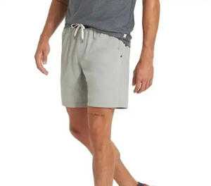 กางเกงขาสั้นผู้ชาย คุณภาพสูง ผ้าฝ้าย 100% พิมพ์ลายดิจิทัล ระบายอากาศได้ดี สีพื้นเรียบง่าย ใส่สบายในฤดูร้อน - Product Image 5