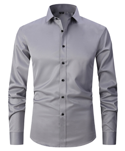 New Arrival Men's Long Sleeve <b>Shirt</b> Autumn Casual <b>Patchwork</b> <b>Shirts</b> Male Daily Office Social Work Top Plain Casual <b>Shirts</b> - Product Image 5