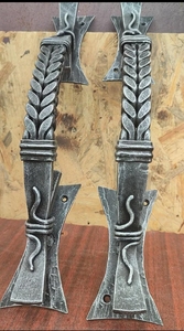 Manija de Hierro Forjado para Puerta - Estilo Tradicional, Alta Durabilidad, Acabado Pintado - Herrajes Elegantes para Cercas y Puertas - Product Image 3