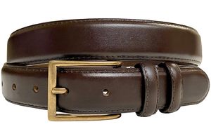 Cinturón de Cuero Estilo Clásico OEM para Hombre, Cinturón de Piel de Vaca Genuina para Trajes Formales y Casuales, Venta al Por Mayor - Product Image 6