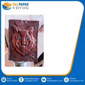 Handcrafted Pure Leather <b>Journal</b> With Traditional Handwork Handmade Leather <b>Diary</b> Wholesale Bulk Supplier Manufacturer India - Product Image 6