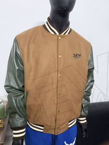 Chaqueta Varsity para Hombre, Estilo HIGH STREET, Bordada con Parches de Chenille, Corte Ajustado, Forro Polar, Ropa Deportiva de Invierno - Product Image 2