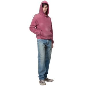 Fabrication d'usine pulls à capuche délavés à l'acide pour hommes 100% coton meilleure conception de qualité pour l'hiver Logo personnalisable - Product Image 3