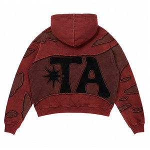 Sudaderas con capucha transpirables para hombre al por mayor, último estilo, color sólido, sudaderas con capucha para hombre, tamaño y diseño personalizados, sudadera con capucha desgastada - Product Image 3