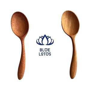 Cucharas de Madera de Acacia Ecológicas al por Mayor, las Más Vendidas, de 5.8 Pulgadas, Cucharas Pequeñas para Miel, Mermelada y Condimentos, Solo Lavar a Mano, para Cocina - Product Image 1