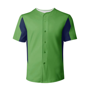 Maillot de baseball personnalisable en gros, nouveau style, respirant, en maille unie, imprimé avec un design unique - Product Image 2