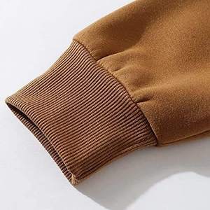 Ensemble de survêtement de sport d'hiver pour hommes grandes tailles, comprenant un sweat à capuche et un pantalon de jogging, 100% coton - Product Image 3