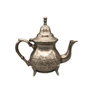 Artistic Handcrafted Brass Teapot with Antique Finish and Detailed Floral Engraving, Decorative <b>Tea</b> <b>Kettle</b> for Display Decor - Product Image 3