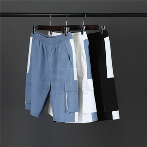 Shorts de bain pour hommes à imprimé palme sur le devant, en Spandex/Polyester, séchage rapide, avec cordon de serrage – Vente directe usine - Product Image 1