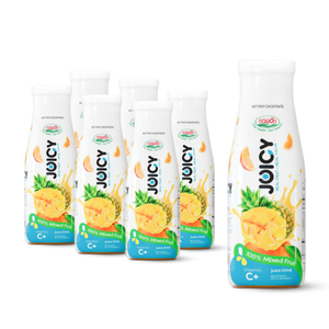 Jugo de Manzana 100% Fresco NAWON de la Mejor Calidad, Bebida en Botella de Vidrio de 405 ml, Jugo NFC de Vietnam, Bebida, Refresco, Jugo de Frutas - Product Image 4