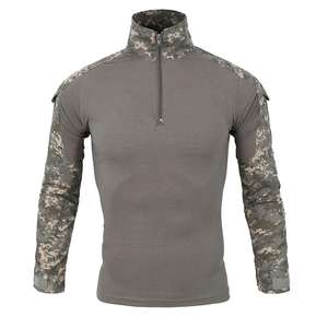 ชุดเสื้อฝึกอบรมอเนกประสงค์และกางเกงคาร์โก้ เสื้อแขนยาวระบายอากาศ กางเกงคาร์โก้หลายกระเป๋า เสื้อผ้าสนามที่ทนทาน - Product Image 2