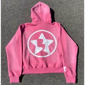 Conjunto de Sudadera con Capucha Ecológica para Hombre, Marca [Nombre de la Marca], Informal, de Invierno, 300g, Tejido de Algodón, con Estampado de Estrellas y Logotipo Frontal - Product Image 5