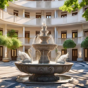 Bloque de Granito Gris Indio, Totalmente Natural, Cepillado, Ecológico, Moderno, con Garantía de por Vida, para Dormitorio, Comedor, Sala de Estar - Product Image 5