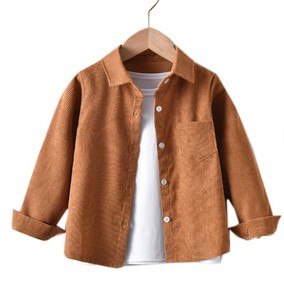 Chemise à carreaux à manches longues pour garçons, 100% coton, décontractée, haut pour enfants, printemps-automne - Product Image 6