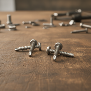 Tornillo Autorroscante de Cabeza Plana PDC Modelo 7.1, Acero Inoxidable (304/316/410), Rosca Métrica y Estándar en Pulgadas, Acabado Natural - Product Image 1