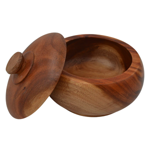 Azucarero de Madera de Acacia, Juego de 3 Piezas con Bandeja, Decorativo para Cocina y Comedor, Azucarero Moderno de Madera - Product Image 3
